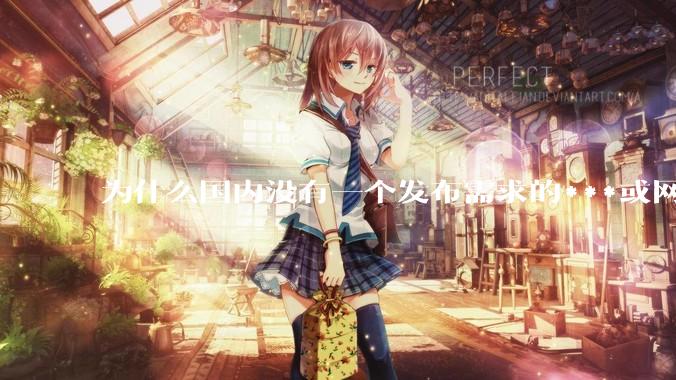 为什么国内没有一个发布需求的***或网站呢？